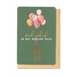 Wenskaart Veel geluk in het nieuwe huis / Enfant Terrible